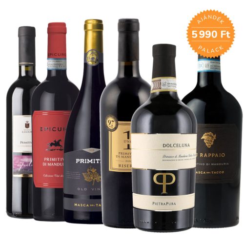 A nagy Primitivo borcsomag (5+1 palack ajándék)
