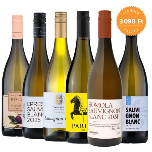 Magyar Sauvignon Blanc borcsomag (5+1 palack ajándék)