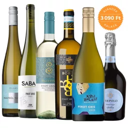   Pinot Grigio VS Szürkebarát  borcsomag (5+1 palack ajándék)