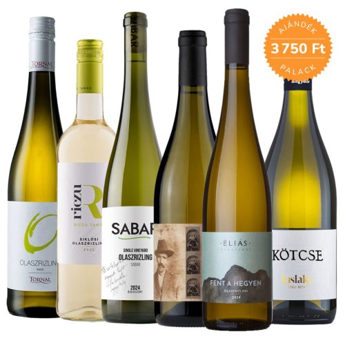 Olaszrizling borcsomag (5+1 palack ajándék)