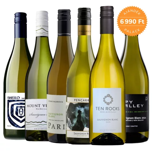 Új-zélandi Prémium Sauvignon Blanc borcsomag (5+1 palack ajándék)