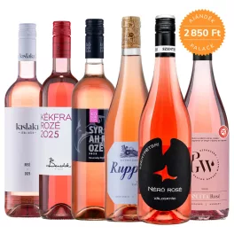  Magyar Prémium Rosé borcsomag 5+1 palack ajándék 