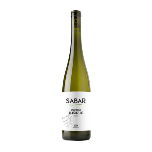 Sabar Olaszrizling "Single vineyard" Sabar-hegy 2024