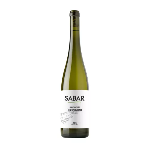 Sabar Olaszrizling "Single vineyard" Sabar-hegy 2025