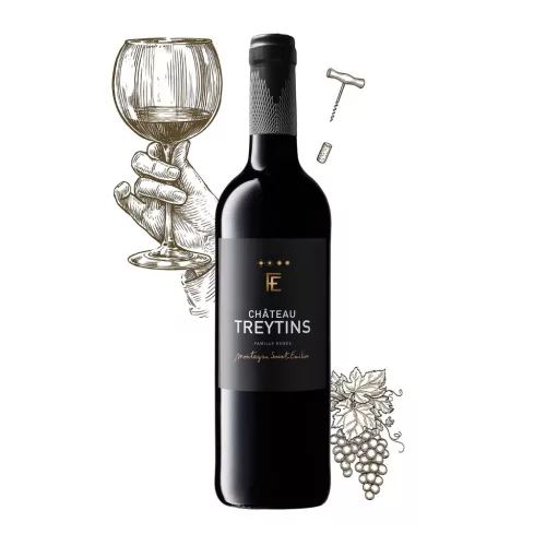 Chateau Treytins Montagne-Saint-Emilion AOC 2016