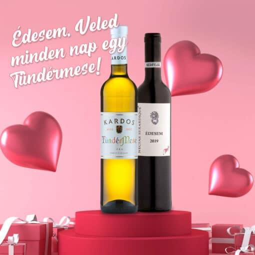 Édesem Veled minden nap egy Tündérmese! borcsomag
