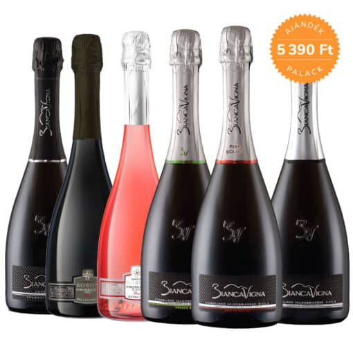 Prosecco borcsomag 5 palack + 1 palack ajándék