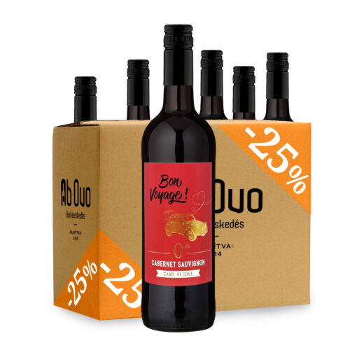 Bon Voyage Cabernet Sauvignon alkoholmentes bor karton ajánlat