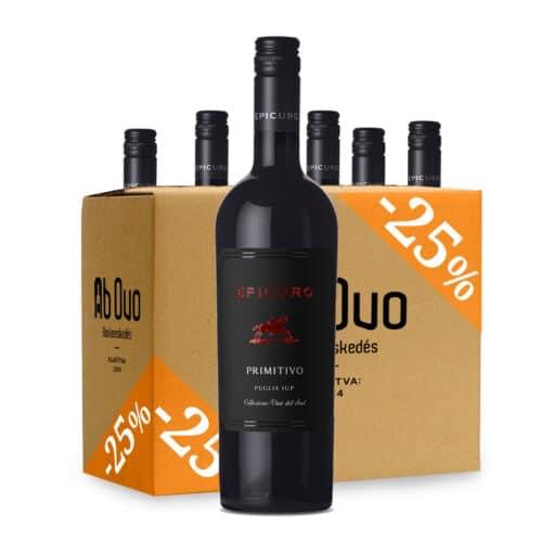 Epicuro Primitivo Puglia IGP Rosso 2022 karton ajánlat