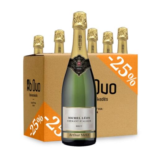 Arthur Metz Crémant d'Alsace Cuvée Michel Léon Brut AOP pezsgő karton ajanlat